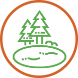 Lagoon cleaning icon